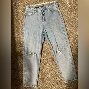 Wild Fable Super High Rise Mom Distressed Jeans